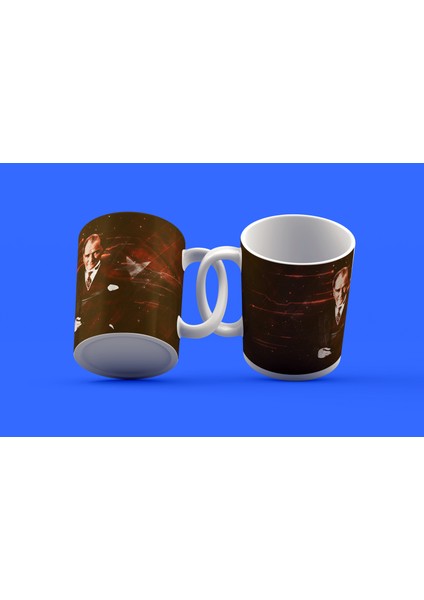 Atatürk Tasarımı Çay Kahve Kupası
