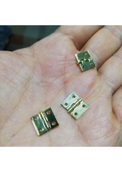 Mini Tavla Menteşe 24 Adet ve Çivileri Hobi Maket Model Kutu Sandık Aksesuar Küçük Menteşe fırsatları
