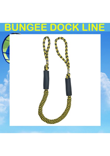 Tekne Bungee Dock Hat Çapa Halat Deniz Mooring Halat Döngü Sarı Siyah Dalga Ile Halat (Yurt Dışından) indirimleri