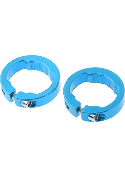 2x Alaşım Bisiklet Bisiklet Gidon Kavrama Kilitleme Halkası Sonu Sabitleme Yüzük Uçları Fiş Mavi 8mm (Yurt Dışından) modelleri