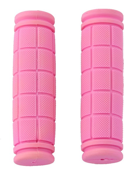 Kız Çocuk Yumuşak Kauçuk Bisiklet Bisiklet Gidon Kavrama Kapağı Skid-Proof Kapak Pembe (Yurt Dışından)