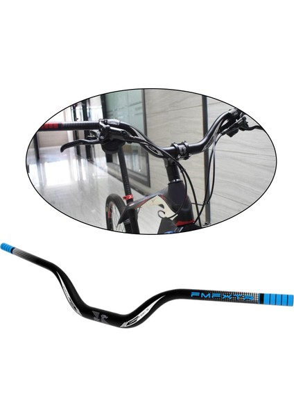 Strade Store Ekstra Uzun Aşağı Hill Bisiklet Bmx Gidon 720MM 780MM Mavi (Yurt Dışından)