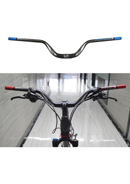 Strade Store Ekstra Uzun Aşağı Hill Bisiklet Bmx Gidon 720MM 780MM Mavi (Yurt Dışından)