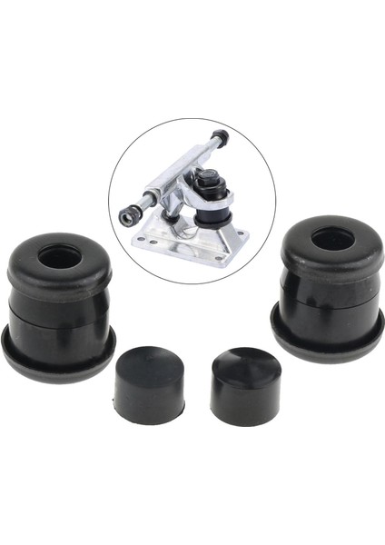 4 Adet Pu Üst Alt Kaykay Kamyon Burç Rebuild Kit 15X15MM Siyah Siyah (Yurt Dışından) modelleri