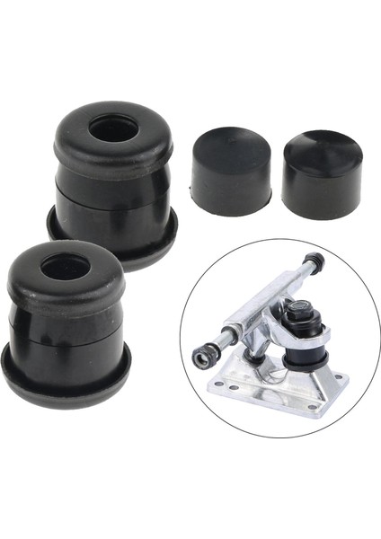 4 Adet Pu Üst Alt Kaykay Kamyon Burç Rebuild Kit 15X15MM Siyah Siyah (Yurt Dışından) indirimleri