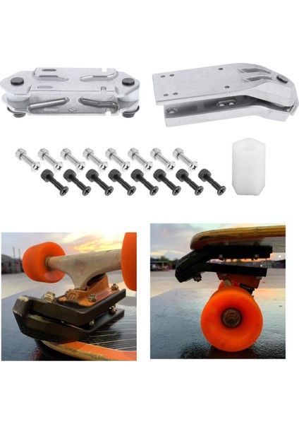 Kaykay Köprüsü Bahar Braketi Sörf ve Demiryolu Adaptörü Surfboard Kamyonlar 6.25 Beyaz (Yurt Dışından) modelleri