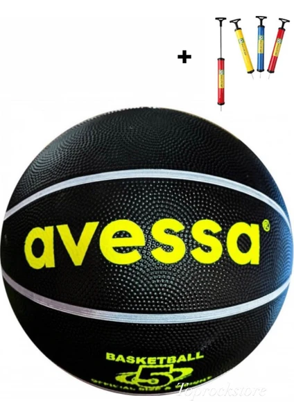 Top Rock Store Basketbol Topu 5 Numara Pompa Hediyeli