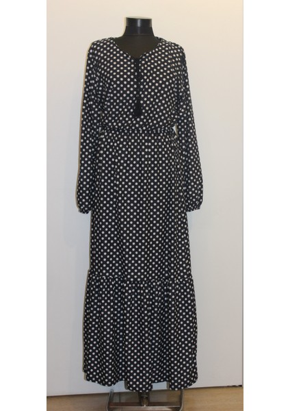 Beli Lastikli Fırdırlı Elbise 👗