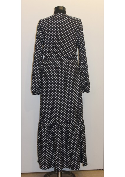 Beli Lastikli Fırdırlı Elbise 👗