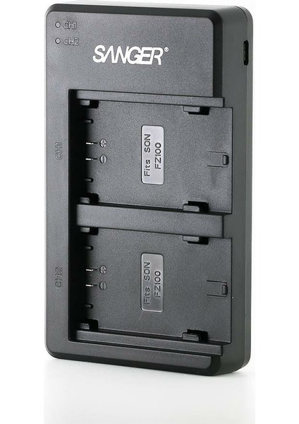 Sony A6600 A9 A7 Mark 3 A7R Mark 3 Için Ikili USB Şarj Cihazı Sanger