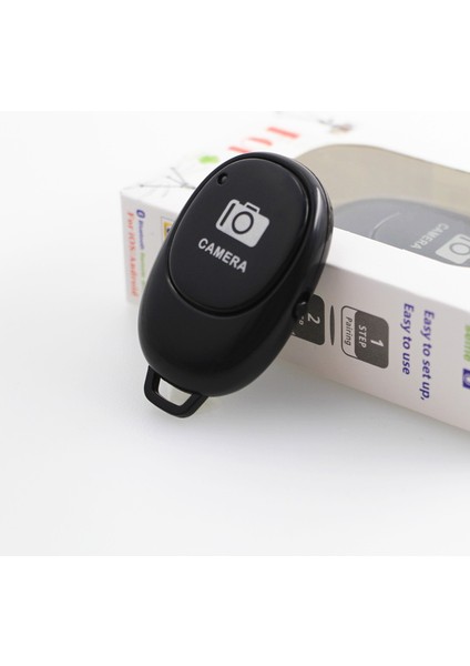 Bluetooth Uyumlu Selfie Uzaktan Kumandası Cep Telefonu Selfie Için Kompakt ve Hafif Selfie Uzaktan Kumandası (Yurt Dışından)