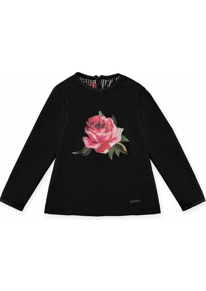 Kız Çocuk Uzun Kollu Tshirt Siyah modelleri