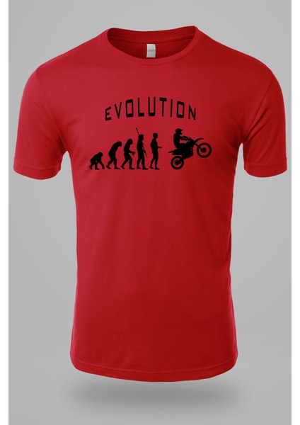 Evolution Cross Baskılı Tişört