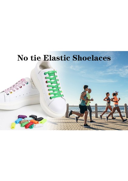 Takbırak Yeni Nesil Pratik Bağcık Elastic Shoelace Klipsli Lastikli Bot, Çocuk, Ayakkabı Bağcığı