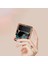 Samsung Galaxy Z Flip 4 Gül Model Havalı Cam Cep Telefonu Kılıfı (Yurt Dışından) 2