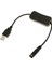 Masa Lambası LED Işıkları Için 1 Paket USB Kablo Adaptörü/ Anahtar Uzantısı 2