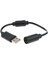 360 Denetleyici Için Gamepad USB Dönüştürücü Adaptör Kablosu 25CM/9.84 Siyah 5