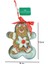 Kurabiye Kalıbı İçerisinde Renkli Gingerbread Man Yılbaşı Süsü – 10cm 3