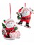 Kızaklı Noel Baba Yılbaşı Süsü – 10cm 4
