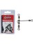 5126 Üçlü Uzun T Fırdöndü 5'li Paket Black Nikel 2x3 1