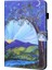 Ipad 10. Gen 10.9 2022 Renkli Çizim Dikiş Akıllı Deri Tablet Kılıfı (Mountain View) (Yurt Dışından) 1
