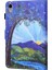 Ipad 10. Gen 10.9 2022 Renkli Çizim Dikiş Akıllı Deri Tablet Kılıfı (Mountain View) (Yurt Dışından) 3