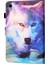 Ipad Için 10. Nesil 10.9 2022 Renkli Çizim Dikiş Akıllı Deri Tablet Kılıfı (Wolf) (Yurt Dışından) 3