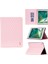 Ipad 8/7/6/5 Için 9,7 Inç Zarif Eşkenar Eşekli Doku Yatay Flip Deri Tablet Kasası (Pembe) (Yurt Dışından) 2