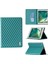 Ipad 8/7/6/5 Için 9,7 Inç Zarif Eşkenar Eşekli Doku Yatay Flip Deri Tablet Kasası (Yeşil) (Yurt Dışından) 2