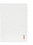 Ipad 8/7/6/5 Için 9,7 Inç Zarif Eşkenar Eşekli Doku Yatay Flip Deri Tablet Kasası (Beyaz) (Yurt Dışından) 1