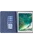 Ipad 8/7/6/5 Için 9,7 Inç Zarif Eşkenar Eşekli Doku Yatay Flip Deri Tablet Kılıfı (Mavi) (Yurt Dışından) 4