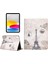 Ipad Için 10. Nesil 10.9 2022 Boyalı Voltaj Kalem Yuvası Tablet Akıllı Kılıf (Eyfel Kulesi) (Yurt Dışından) 2