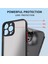 Apple iPhone 13 Pro Kılıf 3D Kamera Korumalı Parmak Izi ve Leke Yapmaz Matte Smoke Case 3