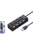 USB Çoklayıcı 4'lü Anahtarlı Hub USB 4 Port Hadron HR102 1