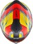 SX.100 Gıgabot Kırmızı Sarı Motosiklet Kapalı Kask 3