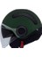 Sx.10 Mat Yeşil Açık Motosiklet Kask 1