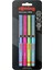 Fineliner, Ince Keçe Uçlu Kalem 0.4 Mm, 4'lü Paket, Canlı Renkler 1