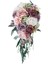 Romantik Düğün Gelin Buket Ipek Kumaş Gül Çiçekler Bunch Ev Dekor Pembe (Yurt Dışından) 2