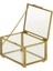 Klasik Geometrik Cam Temizle Mücevher Kutusu Teraryum Kutusu Etli Bitkiler Kutusu 10 x 7 x 6 cm (Yurt Dışından) 3
