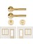 1/6 Minyatür Dollhouse Metal Tutma Kilidi Parçaları 4 Pc (Yurt Dışından) 2