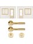 1/6 Minyatür Dollhouse Metal Tutma Kilidi Parçaları 4 Pc (Yurt Dışından) 3