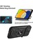 Casestreet Samsung Galaxy A03 Kılıf Tank Aramid Sürgülü Vega Yüzüklü+Nano Lacivert 2