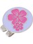 2pcs/pembe Mor Çiçek Şapkası Vizör Klipsli Hediyelik Eşya Ile Golf Topu Işaretçisi (Yurt Dışından) 5