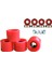 4 Adet Longboard Tekerlekler 60MM 78A Kaykaylar Sokak Kruvazör Tekerlekler Ekipmanları Kırmızı (Yurt Dışından) 1