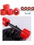 4 Adet Longboard Tekerlekler 60MM 78A Kaykaylar Sokak Kruvazör Tekerlekler Ekipmanları Kırmızı (Yurt Dışından) 5