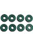 8 Adet Kaykay Rulmanlar 8mm Hassas Boyutu Abec-11 Longboard Yeşil Için (Yurt Dışından) 2