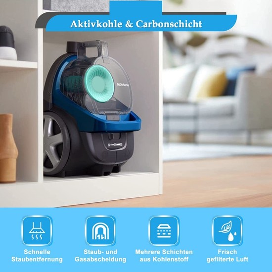 Ersatzfilterset für Philips FC8010/01, FC9331/09