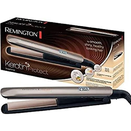 Remington S8540 Keratin Protect Saç Düzleştirici Dijital Ekran