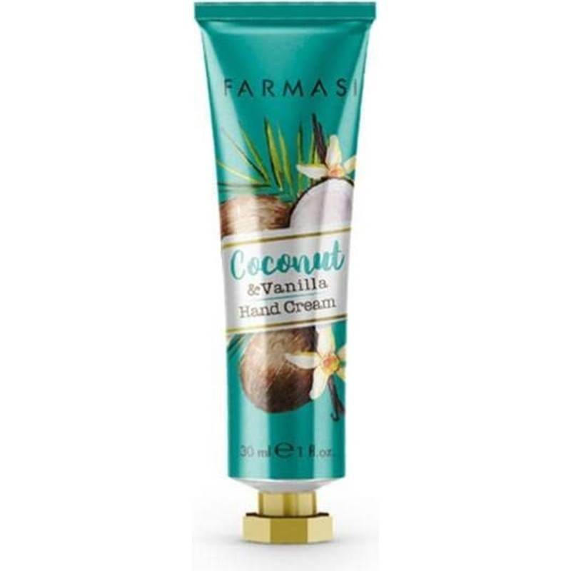 Farmasi 30 ml Hindistan Cevizi & Vanilya El Kremi Paraben İçermez Özellikleriyle Güçlü Bakım