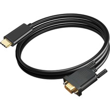 USB C - VGA Adaptör Kablosu 10GBPS 1080P Monitörler Için Dönüştürücü(Yurt Dışından)